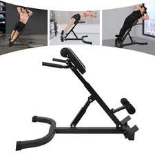 Home Fitness Workout Roman Chair Hyperextension Back Extension Bench Adjustable