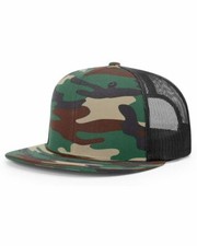 Richardson Wool Blend Flat Bill Trucker Cap 511 Flat Bill Baseball Hat