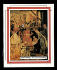 VINTAGE CLASSICS - Gambia 1993 - Christmas - Souvenir Stamp sheet Scott 1472 MNH