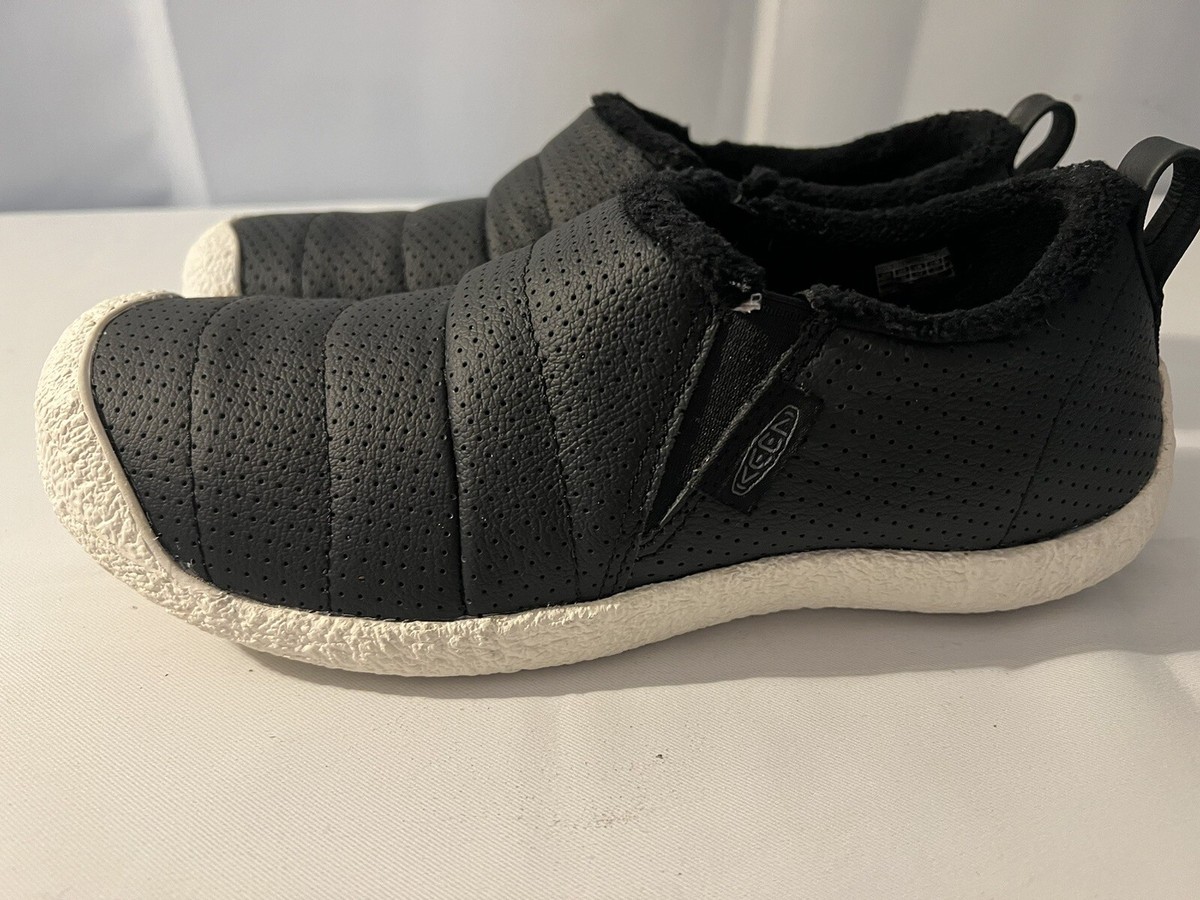 Keen Howser Slipper Harvest Black Perforated Slip On Loafer Casual