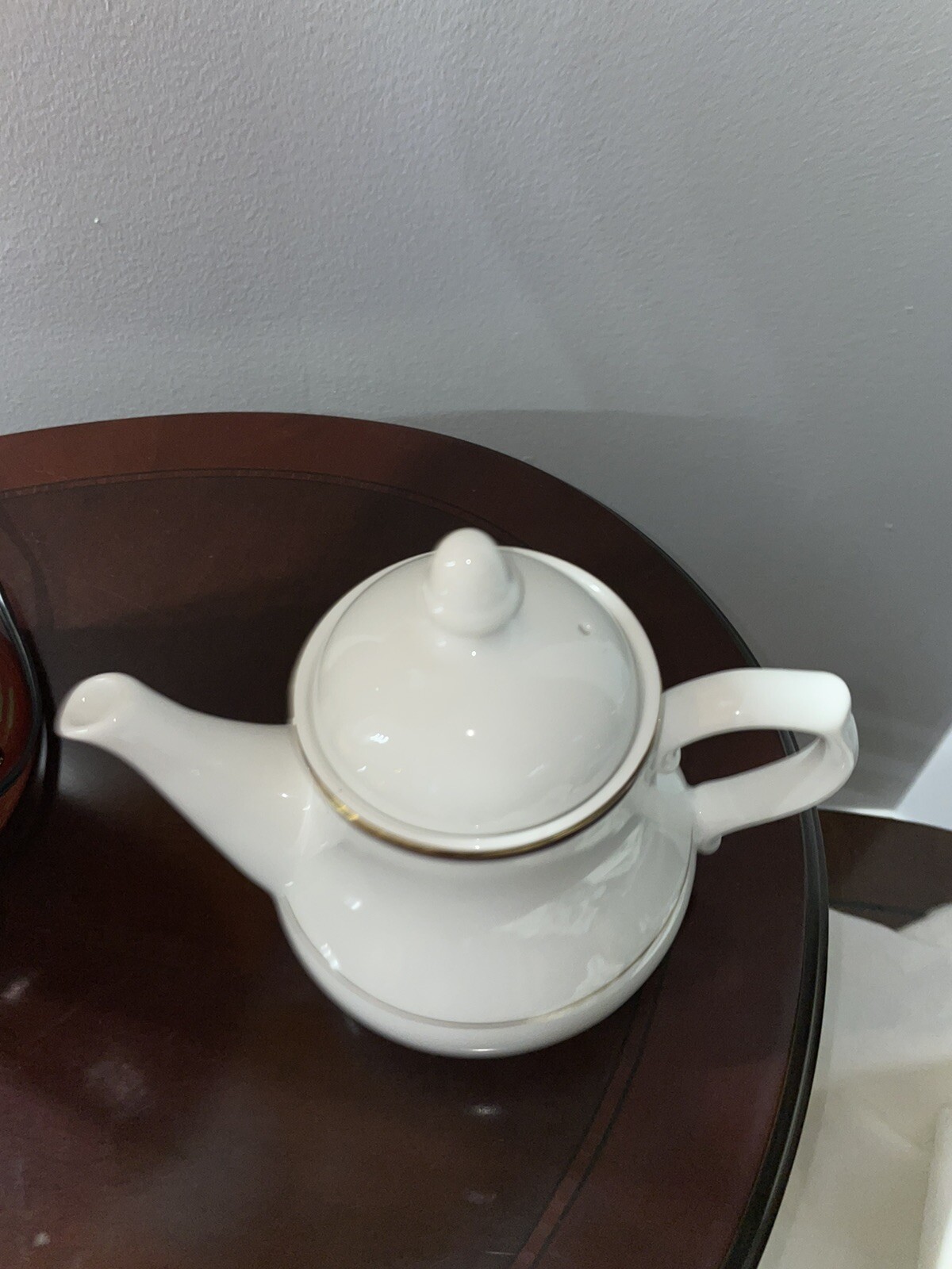 DUDSON STOKEon TRENT ENGLAND FINE CHINA TEAPOT WHITE VINTAGE NEW eBay