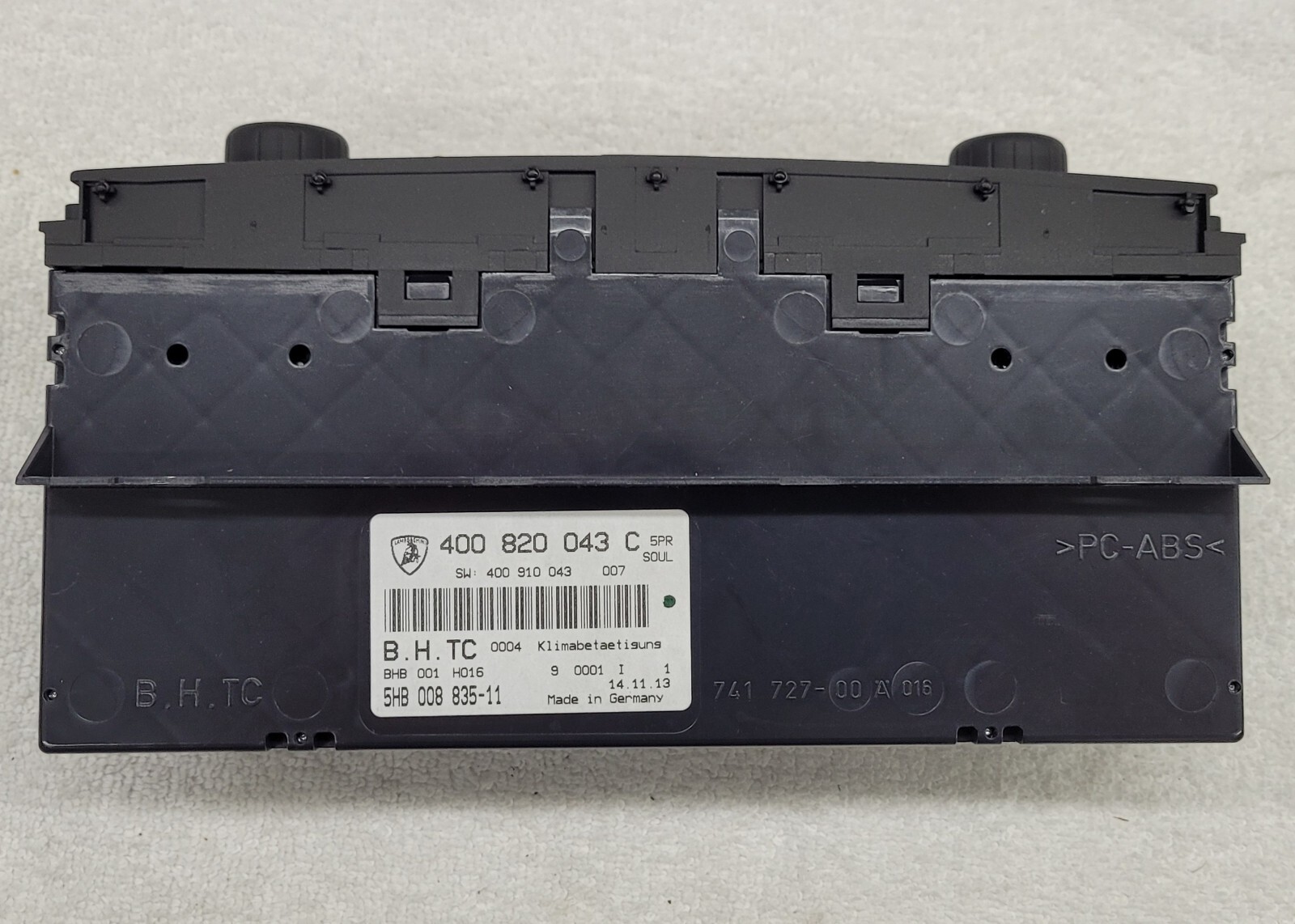 400820043C Lamborghini Gallardo Climate Control A/C Heated Seats 04-08 Unit