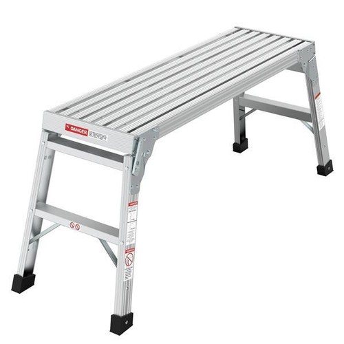 Folding Step Ladder Drywall Painting Stool Adjustable Scaffolding Work Platform - Picture 9 of 10