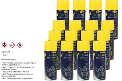 16x450ml MANNOL 9899 M-40 Lubricant Multifunktionskriechöl Rostlöser Universalöl