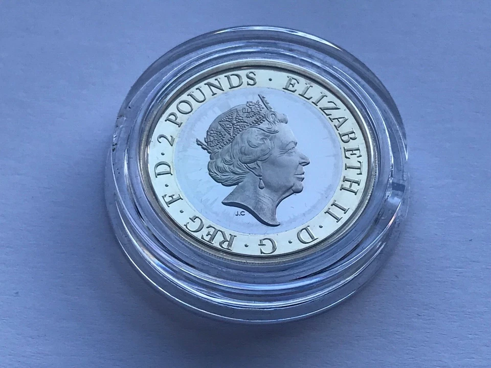 Simply Coins~ 2018 PREMIUM PROOF FRANKENSTEIN TWO 2 POUND COIN - Image 2 of 4