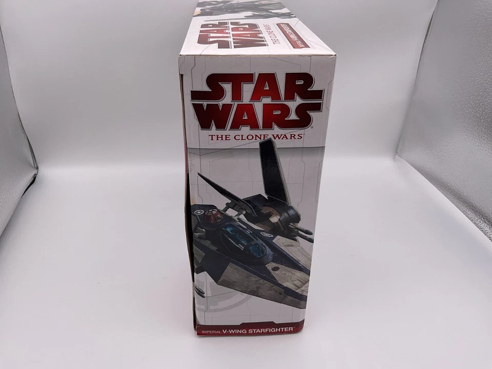 Star Wars Clone Wars Imperial V-Wing Starfighter Toys R Us Exclusivo 2009 sellado Foto 2 de 4