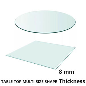 Clear Tempered Glass Table Top Replaced Cover Dining Coffee Table Protector
