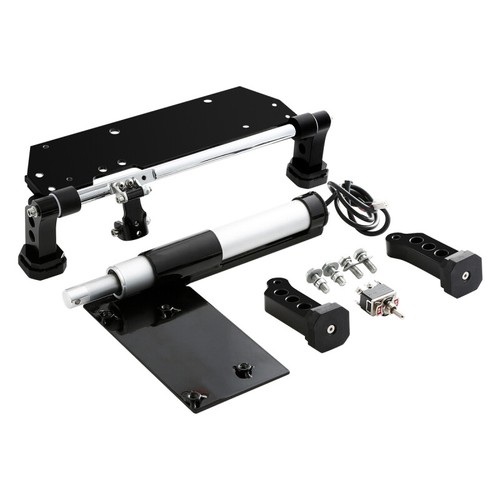 Electric Center Stand Air Ride Suspension Tank Fit For Harley Road King 17-2025 - Picture 3 of 12