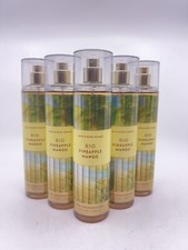 bath and body works 5 Pc RIO PINEAPPLE MANGO Fine Fragrance Mist 8 Oz New 