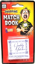 FORUM NOVELTIES - SNAPPING MATCH BOOK - GAG GIFT FUN PARTY JOKE TOY - NEW