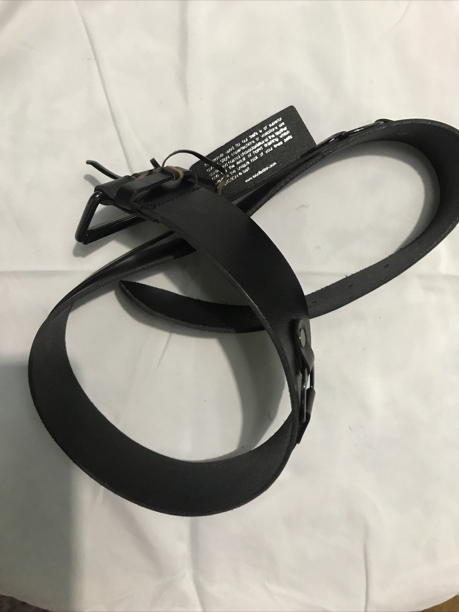 Linea Pelle Collection Black Leather Belt Size S | eBay display picture 2