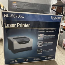 Brother HL-5370DW Workgroup Laser Printer - New Urgly Original Box