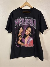 Selena Queen Of Cumbia T-Shirt Size XL No Tag Y2K Big Logo Rap T