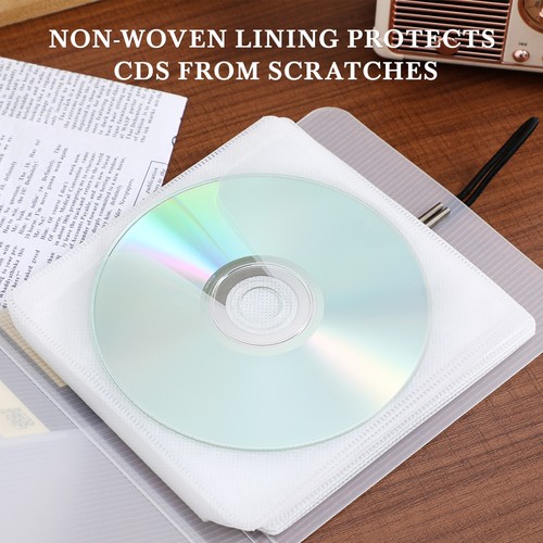 12 Capacity CD -Broschüre Reisen DVD-Aufbewahrungshüllen Aufbewahrungsbox - Afbeelding 9 van 11
