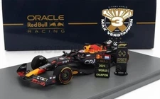 Spark 1/43 Max Verstappen Red Bull RB19 World Champion Qatar GP 2023