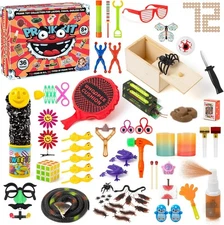 Wooden Prank Spider Scare Box Hidden in Case Trick Play Joke Scarebox Gag Toy