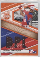 2020 Panini Elite Extra Edition DPL Material Orange /199 Jodainy Henriquez 06z2