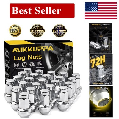 Replacement Alloy Steel M14x2.0 Lug Nuts - Fits 2003-2014 Ford Expedition, 24pcs