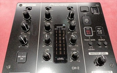 Pioneer DJ DJM-350 2-Channel DJ Mixer Black w/ Decksaver Cover