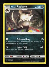 Alolan Raticate 82/147 Normal Pokemon TCG SM - Burning Shadows LP