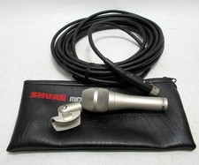 VTG 1990's Shure SM62 Microphone Unidirectional Dynamic Model SM-62 W/Cable