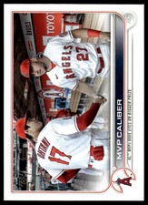 2022 Topps Update #US115 MVP Caliber (Mike Trout / Shohei Ohtani) VC