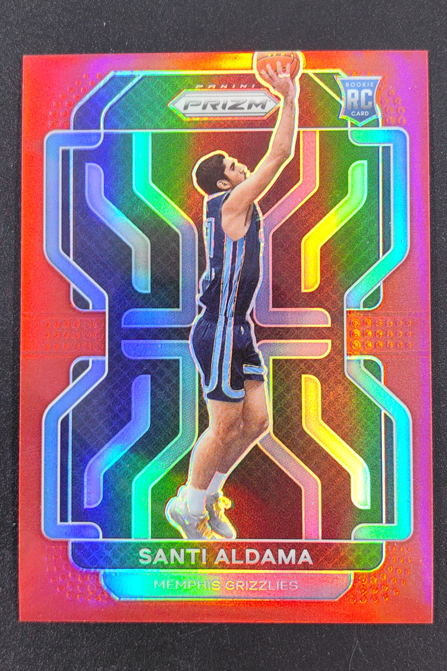 2021-22 Panini Prizm Santi Aldama Red RC Rookie /299 #276 Grizzlies