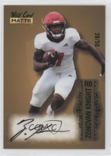 2022 Wild Card MATTE Auto Gold - Green Foil 28/50 Zonovan Knight Auto 0lm