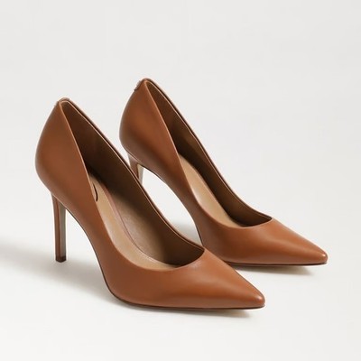 NEW Sam Edelman Women's Hazel Pointed Toe Pump,  Saddle Tan, Size 6.5