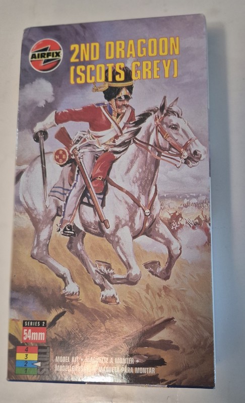 Airfix 54mm : 2nd Dragoon Scots Grey Series 2 (Sealed model kit)