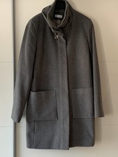 ST. EMILE Jacke Mantel grau Größe 40 Schurwolle Kaschmir - neuwertig