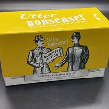 Utter Nonsense Naughty Edition COMPLETE 2017 Cards Silly Accents Made In USA