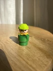 Vintage Fisher Price Little People Woodsman #993 Castle Figure Green 1970s Toy