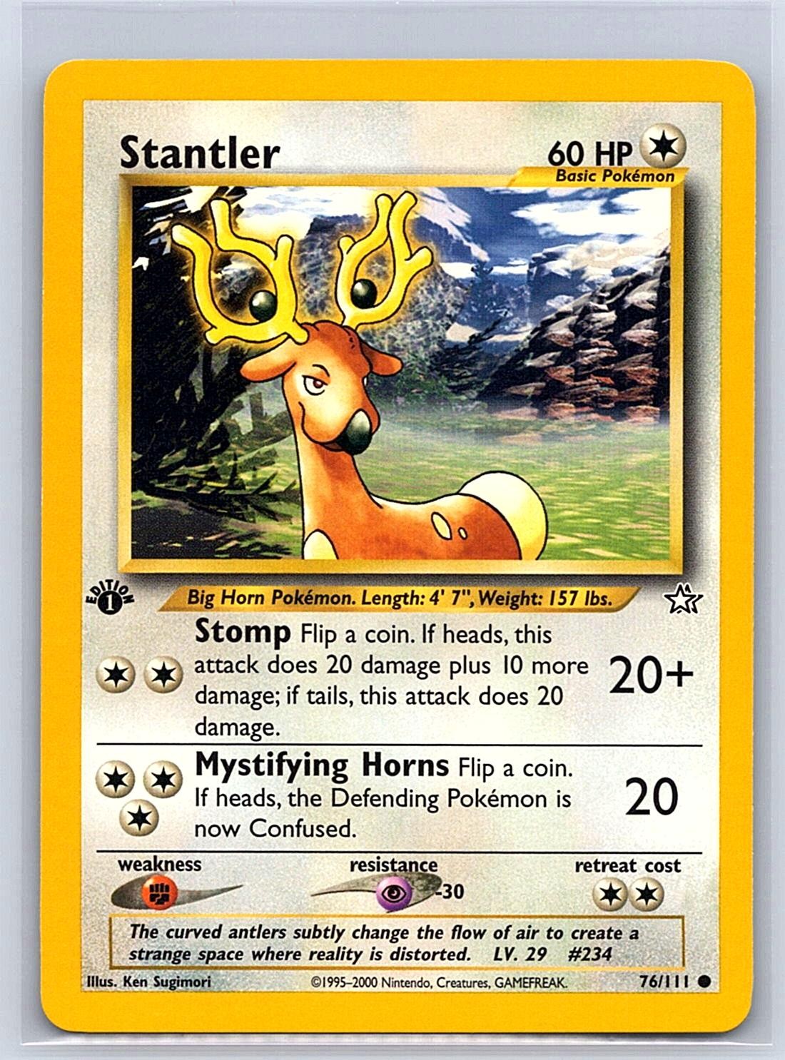 Stantler Neo Genesis 076/111 1st Edition