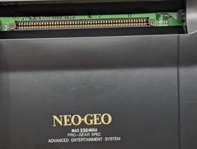 Neo Geo AES Console NEO-0 SNK Joystick 2 Controller AC Adapter Tested Japan