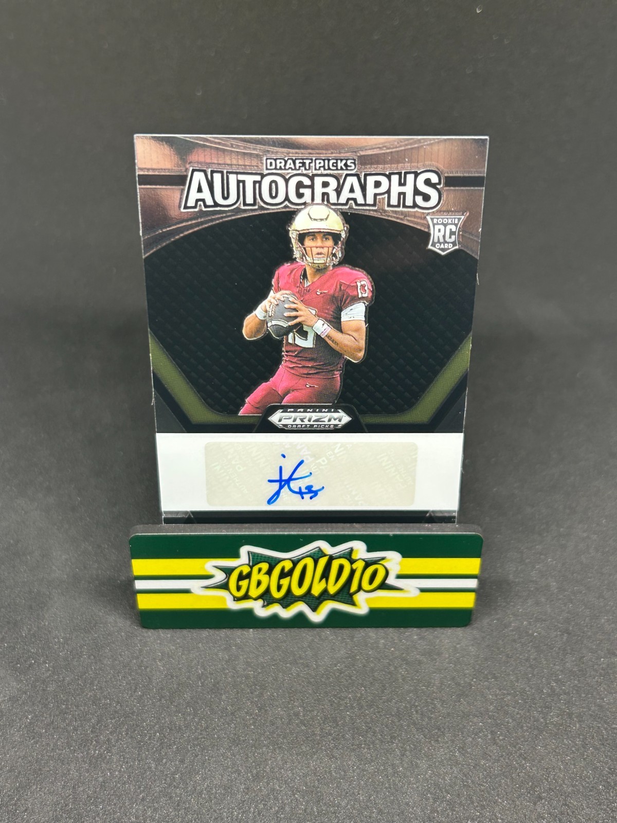 2024 Panini Prizm Draft Picks - Autographs Jordan Travis #DPA-JTS (AU, RC)