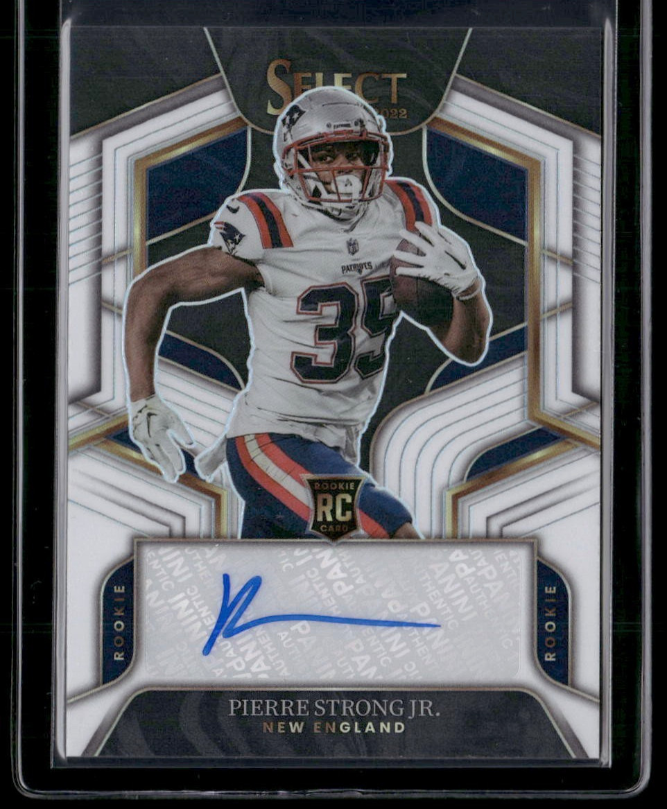 Pierre Strong Panini Select Rookie Signatures #RSPS White