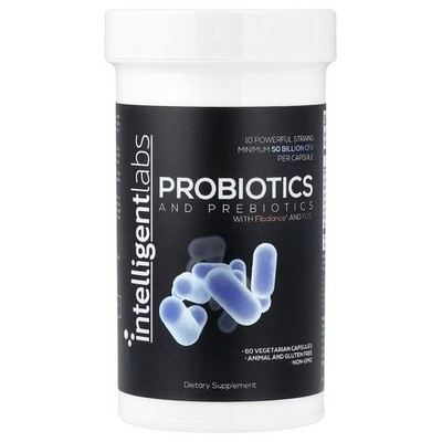 Intelligent Labs Probiotic 60 Vegetarian Capsules Digestive Health