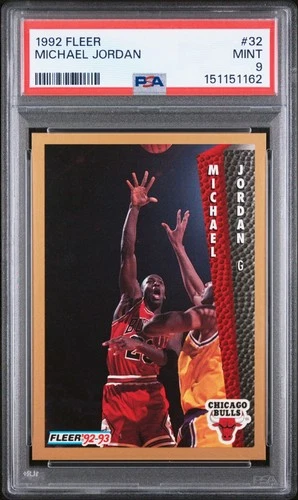 1992-93 Fleer MICHAEL JORDAN PSA 9 #32