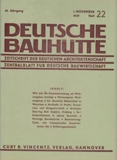 Detached house in alpine construction. ... (among others) / In: German Bauhütte. Zeitsch