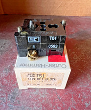 Cutler-Hammer 10250-T51 Contact Block Heavy-Duty, 1 NC, Series B1