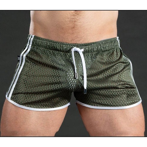 Herren Freizeit Boxershorts Schnürer Kordelzug Netz Atmungsaktiv Hose Sports - Bild 12 von 24