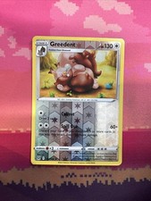 Pokemon Card Greedent Lost Origin Reverse Holo Rare 151/196 Near Mint