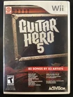 Guitar Hero 5 (WII) VERY GOOD CONDITION - NO MANUAL
