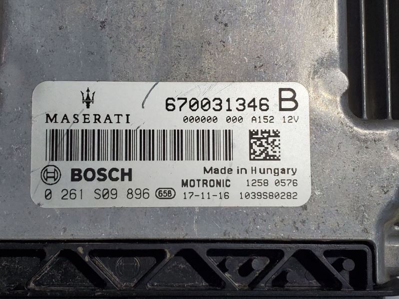 18 Maserati Levante Q4 OEM ECM PCM ECU Engine Control Module Computer 670031346