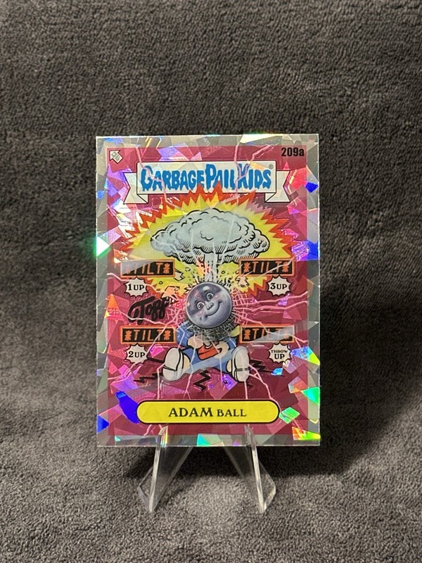 2022 Topps Chrome Garbage Pail Kids Atomic Refractors #209a Adam Ball