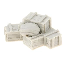 Resin Soldier Accessories Kit Resin Boxes Model Set
