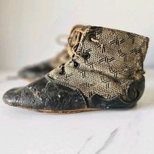 Antique Victorian Baby Boots Lace Up
