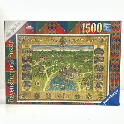 Ravensburger Hogwarts Map Harry Potter 1500 Piece Jigsaw Puzzle