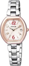 CITIZEN wicca Solar Tech Radio Watch Happy Diary Simple Adjust KL0 731 91 Ladies